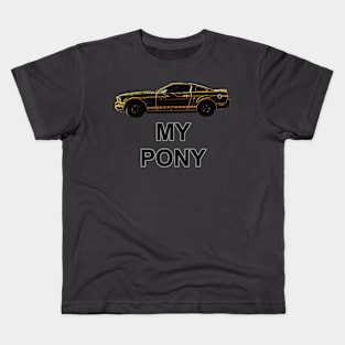 My Pony YellowO Neon Kids T-Shirt